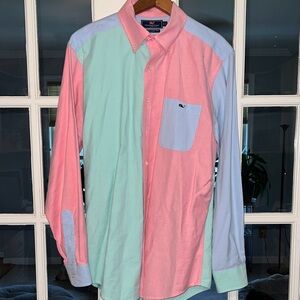 Vineyard Vines Multicolor Men's Button Down Shirt